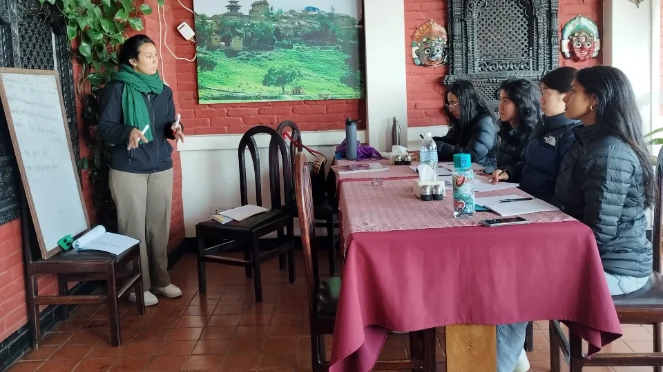 Nepali language class in Nepal